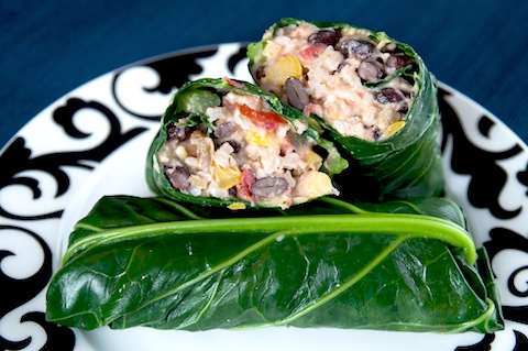 Beans and Greens Burritos