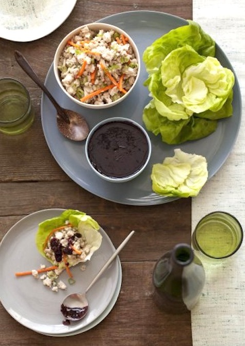 Chicken Wraps with Homemade Plum Sauce (low sodium)