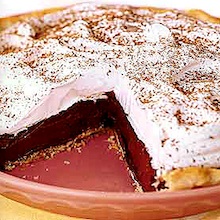 Chocolate Silk Pie with Meringue