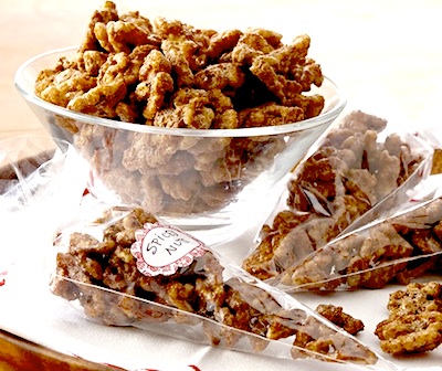 Cinnamon-Vanilla Glazed Nuts