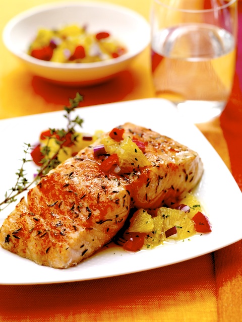 Citrus Salmon & Orange Relish