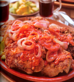 Cuban Pork Chops with Spice Rub and Sauce (Chuletas de Puerco)