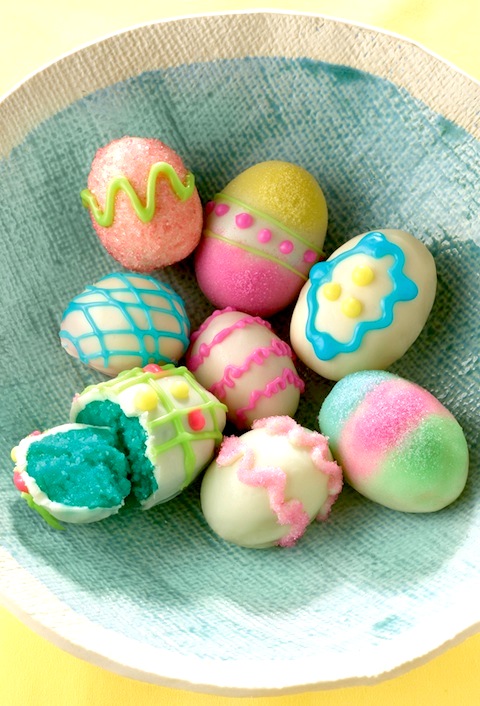 Easter Egg Cake Bite Truffles