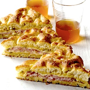 Ham, Gruyere, and Focaccia Sammies