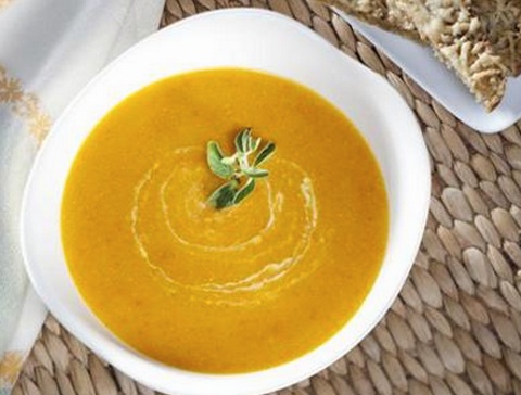 Roasted Butternut Squash, Carrot and Orange Soup