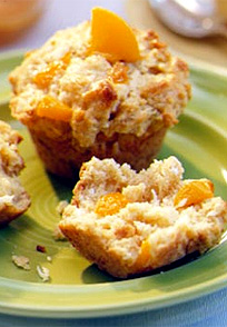 Sunrise Peach Muffins