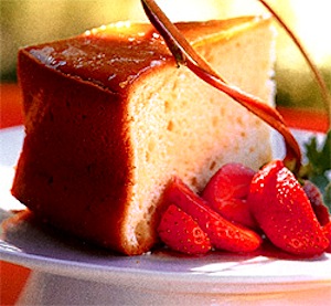 The Golden Door Lemon Polenta Cake & Macerated Strawberries