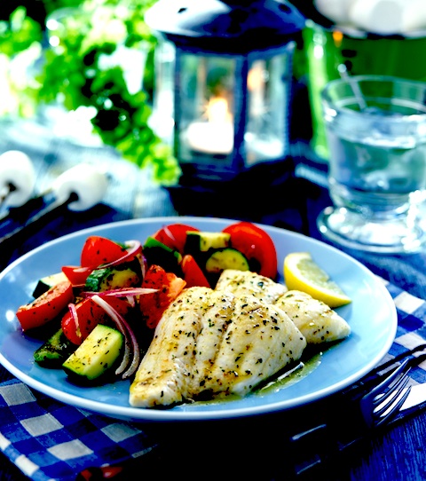Tilapia with Savory Herb Butter
