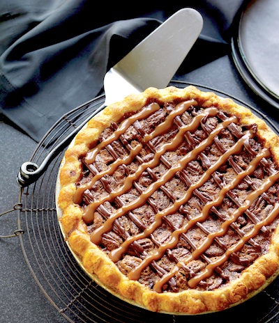 Turtle Pecan Pie