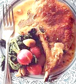 Veal Chops Stuffed with Taleggio and Broccoli (Costolette di Vitello Imbottiti)