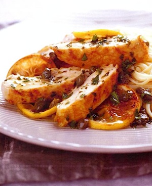 Vodka Lemon Chicken with Lemon Herb Sauce