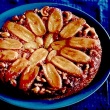 Banana-Nut Upside-Down Cake (with peach or plum variations, pressure cooker)