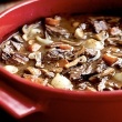 Beef Bourguignon with Mushrooms and Pearl Onions