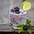 Blackberry Mojito Overnight Refrigerator Oats