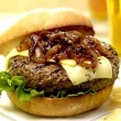Brewpub Burgers with Caramelized Chipotle Onions