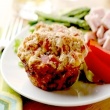Canadian Bacon Cheese Fluffins