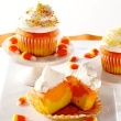 Candy Corn Cupcakes (Using Cake Mix)