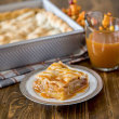 ￼Caramel Apple Slab Pie