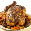 Caribbean Roast Chicken with Pineapple and Sweet Potatoes