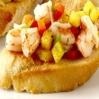 Caribbean Shrimp Bruschetta