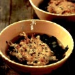 Chard and Cilantro Soup with Noodle Nests