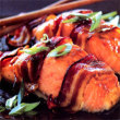 Chinese Glazed Salmon with Homemade Barbecue Sauce