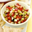 Strawberry, Kiwi, Cucumber Salsa & Cinnamon Tortilla Chips