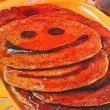 Cowboy Smile Pancakes (Bisquick recipe, 1970's)