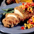 Crispy Jalapeno Honey Chicken with Tomato-Corn Confetti
