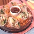 Dungeness Crab Summer Rolls with Ginger Dipping Sauce