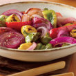 Easy Grilled Vegetables (using patty pan squash or zucchini)