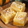 Frosted Peach Squares