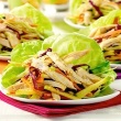 Ginger-Curry Chicken Lettuce Wraps (using cooked chicken)