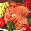 Glazed Ham with Pecan Crust