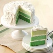 Green Ombre Cake with Buttercream Frosting