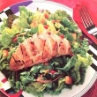 Grilled Chicken Caesar Salad with Caesar Croutons