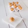 Hot Deviled Eggs with Spicy Crumb Topping