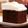 Marcel's First Birthday Chocolate Cake with Fluffy Vanilla Frosting