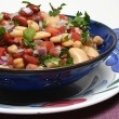 Mediterranean Three Bean Salad with Lemon Vinaigrette Dressing