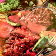 Mexican Pepper Steak (using Italian salad dressing)