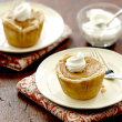 Mini Pumpkin Pies with Vanilla Whipped Cream