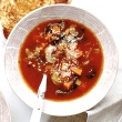 Mushroom and Rainbow Chard Minestrone