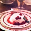 Panna Cotta with Raspberry Sauce