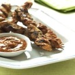 Pantry Chicken Sate with Peanut Sauce