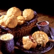 Peanut Butter Banana Muffins (yeast dough)
