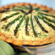 Real Food Daily's Tofu Quiche with Leeks and Asparagus (no eggs)