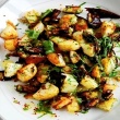 Roasted Potatoes and Eggplants
