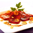 Roasted Red Peppers with Honey and Pine Nuts