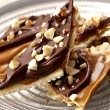 Salty and Sweet Chocolate Butter Toffee (using crackers)