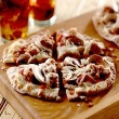 Sausage and Mushroom Pizza on a Cracker-Thin Crust